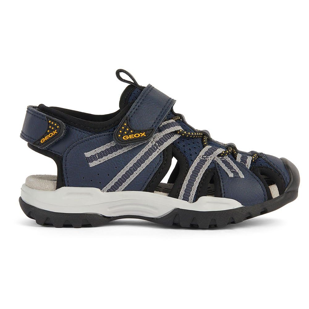 Geox Jungen J Borealis Boy BSandalen 26 EU Navy Grey, 26 EU Navy Grey