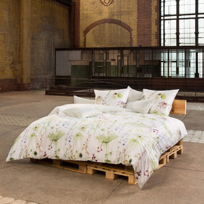 ESTELLA Bettwäsche Meadow | grün 200x220 + 2x 80x80 Grün, 200x220 + 2x 80x80 Grün