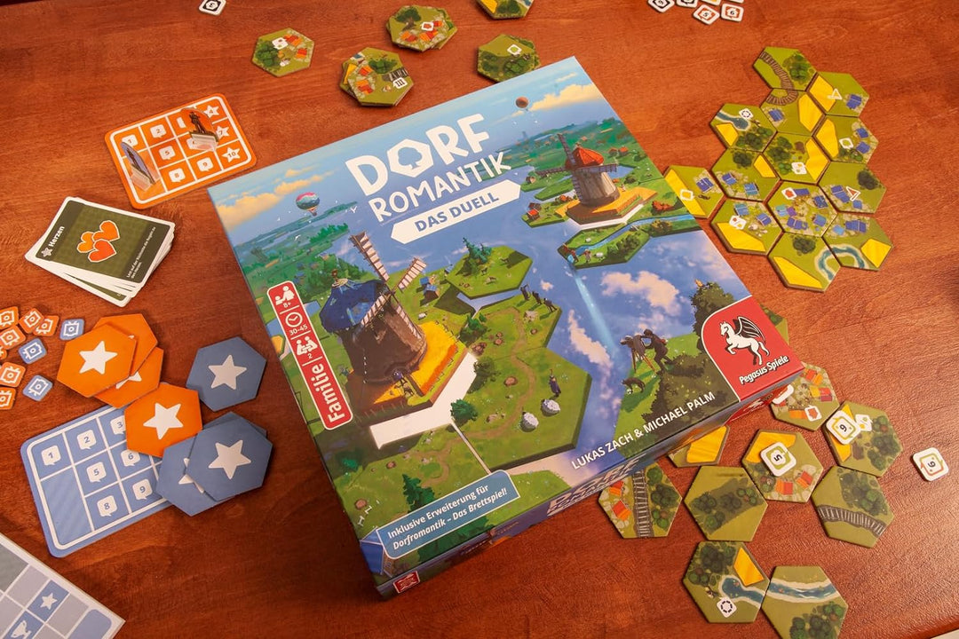 Pegasus Spiele 51241G Dorfromantik-Das Duell