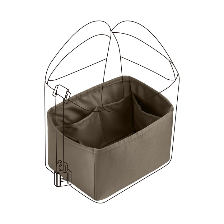 DGAZ Seide Taschenorganizer für Picotin 18/22, Bag in Bag Tasche Organizer, Taschenorganizer Shaper