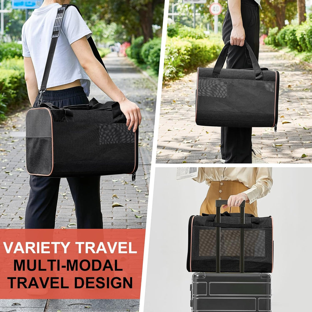 Cinnani hundetasche, hunde transporttasche Umhängetasche, ideal für Reisen, robust, langlebig, aus h