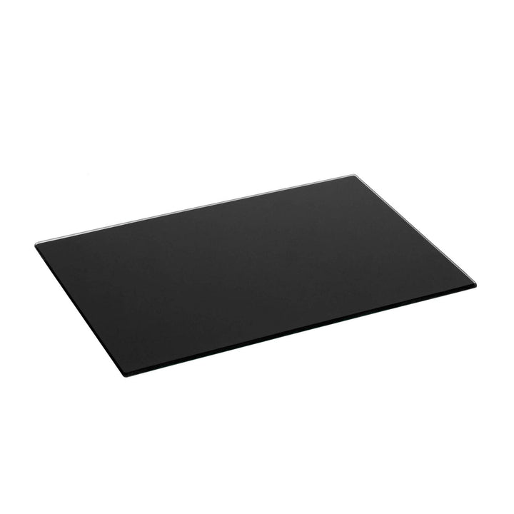 Harbour Housewares Glas Schneidebrett 30 x 20 cm Schwarz Hitzebeständig | Robustes Glas Schneidebret