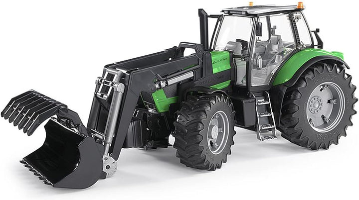 bruder 03081 - Deutz Agrotron X720 mit Frontlader - 1:16 Traktor Trecker Schlepper Bulldog Bauernhof