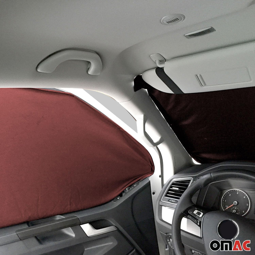 OMAC Magnetisch Vorhänge Auto kompatibel mit Peugeot 2008 2019-2026 Schwarz