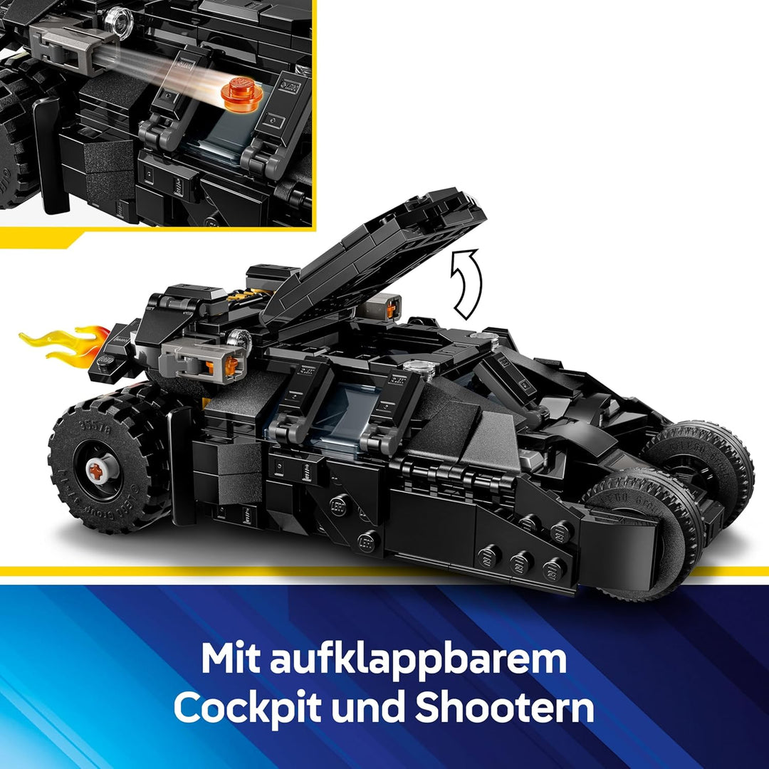 LEGO DC Batman: Batman Tumbler vs. Two-Face & The Joker - Superhelden Spielzeug mit Batmobil Auto -