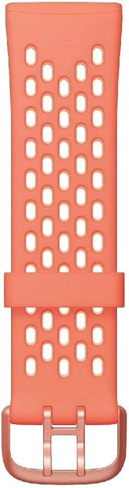 Fitbit Unisex-Adult Versa 3/Sense Armband (Small) Melone/Rose S, Melone/Rose S