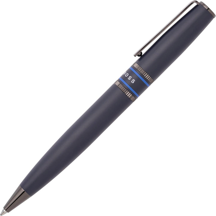 Hugo Boss Stifte-SetKugelschreiber und Tintenroller Illusion Gear Blue in der Geschenkbox, HPBR212L