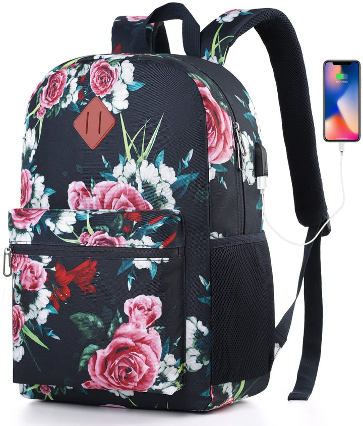 YAMTION Rucksack Frauen Rucksack Laptop Damen,Schulrucksack Mädchen Teenager,Schultasche Mädchen Ruc