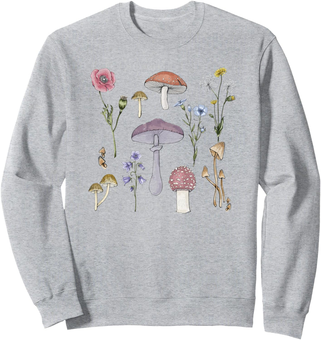 Mushroom Chart No Text Sweatshirt