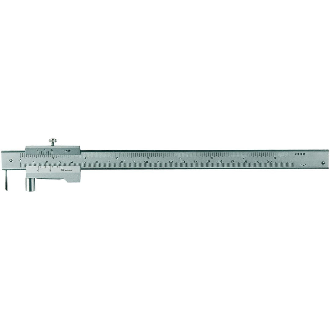 RBM Streichmass mit Laufrolle, Ablesung 0,1 mm, Messbereich 0-200 mm, 1 Stück