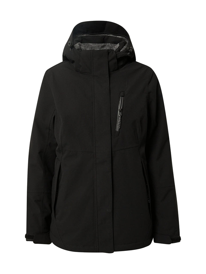 Killtec Damen Outdoorjacke Funktionsjacke mit abzippbarer Kapuze KOW 140 WMN Jckt wasserdicht, Windd