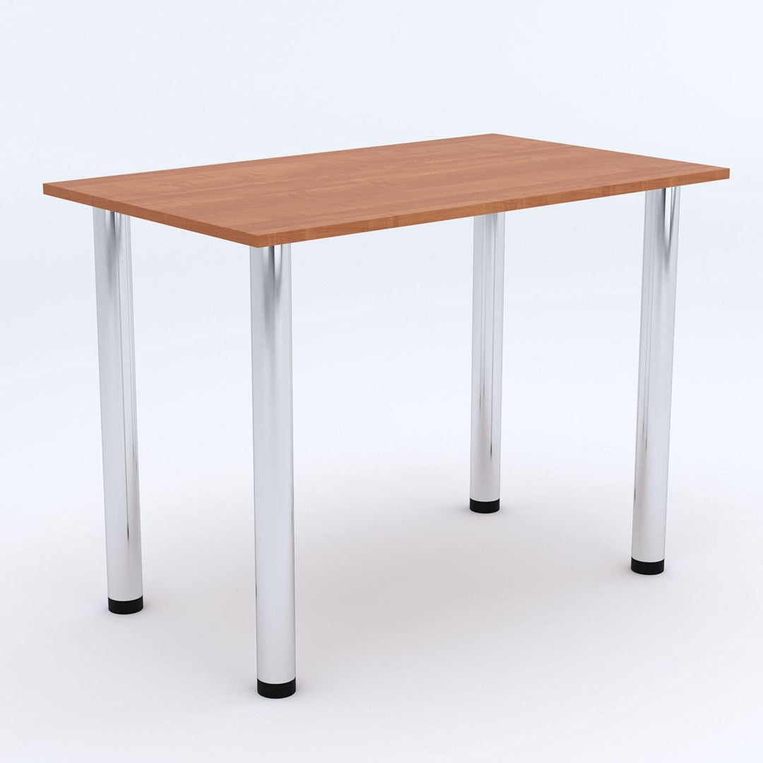 mikon 60x40 | Esszimmertisch - Esstisch - Tisch mit Chrombeinen - Küchentisch - Bürotisch | Erle 60