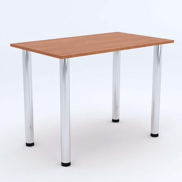 mikon 70x40 | Esszimmertisch - Esstisch - Tisch mit Chrombeinen - Küchentisch - Bürotisch | Erle 70