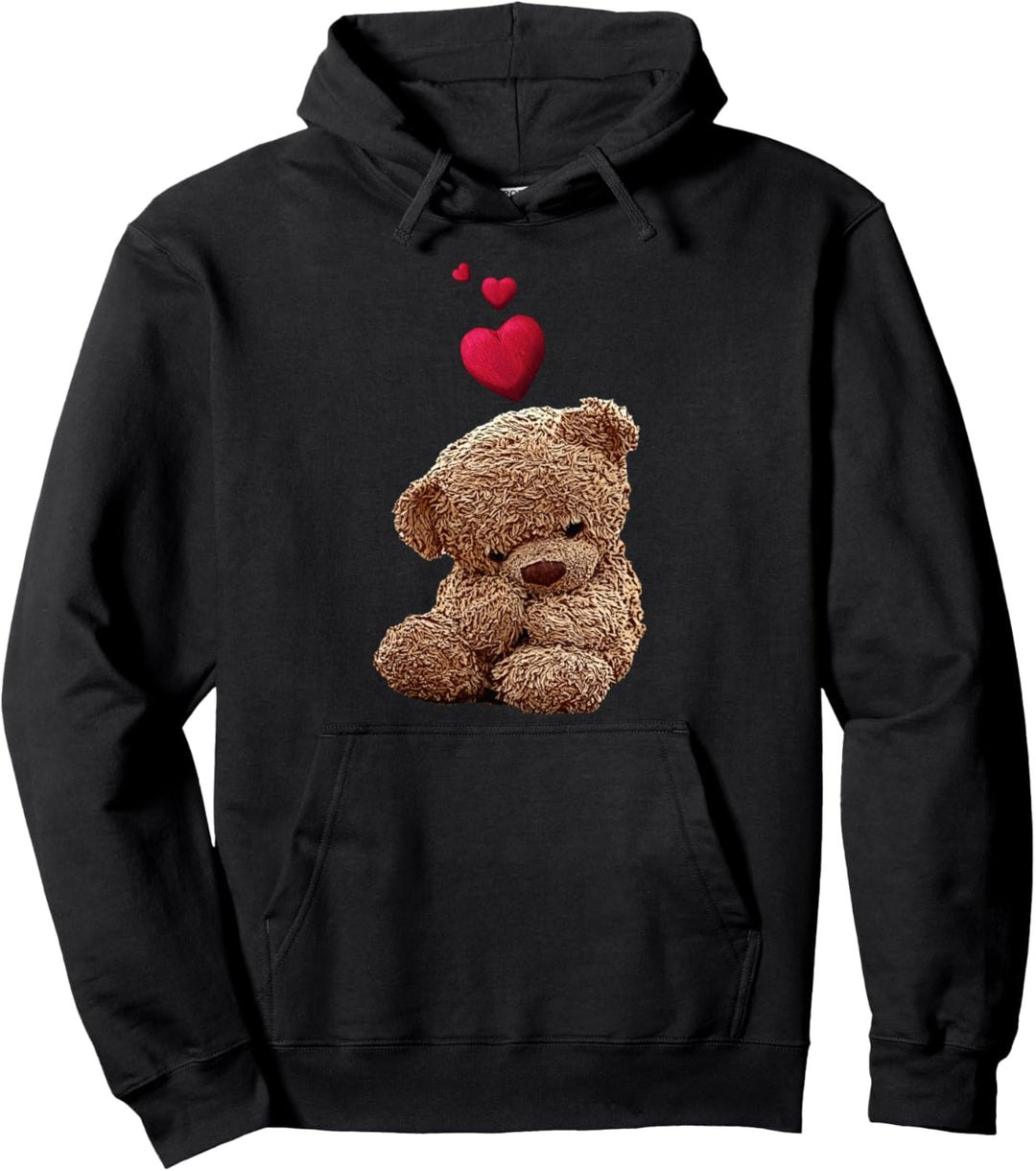 Shirt mit Teddybär und Herz Teddy Bär Pullover Hoodie