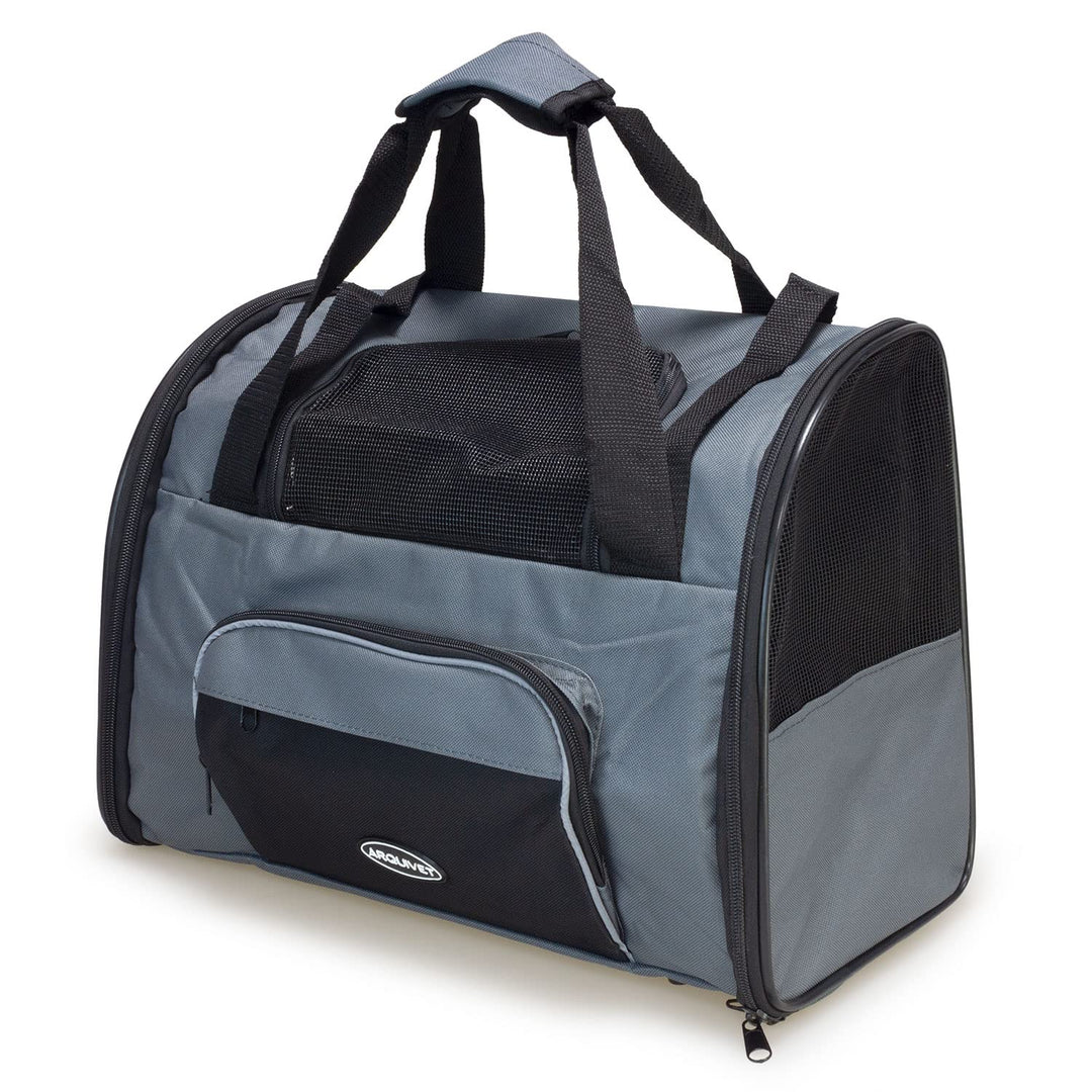 Arquivet Luxury Rucksack für Hunde und Katzen – 3 Öffnungen – 41 x 21 x 30 cm – Transporttasche für
