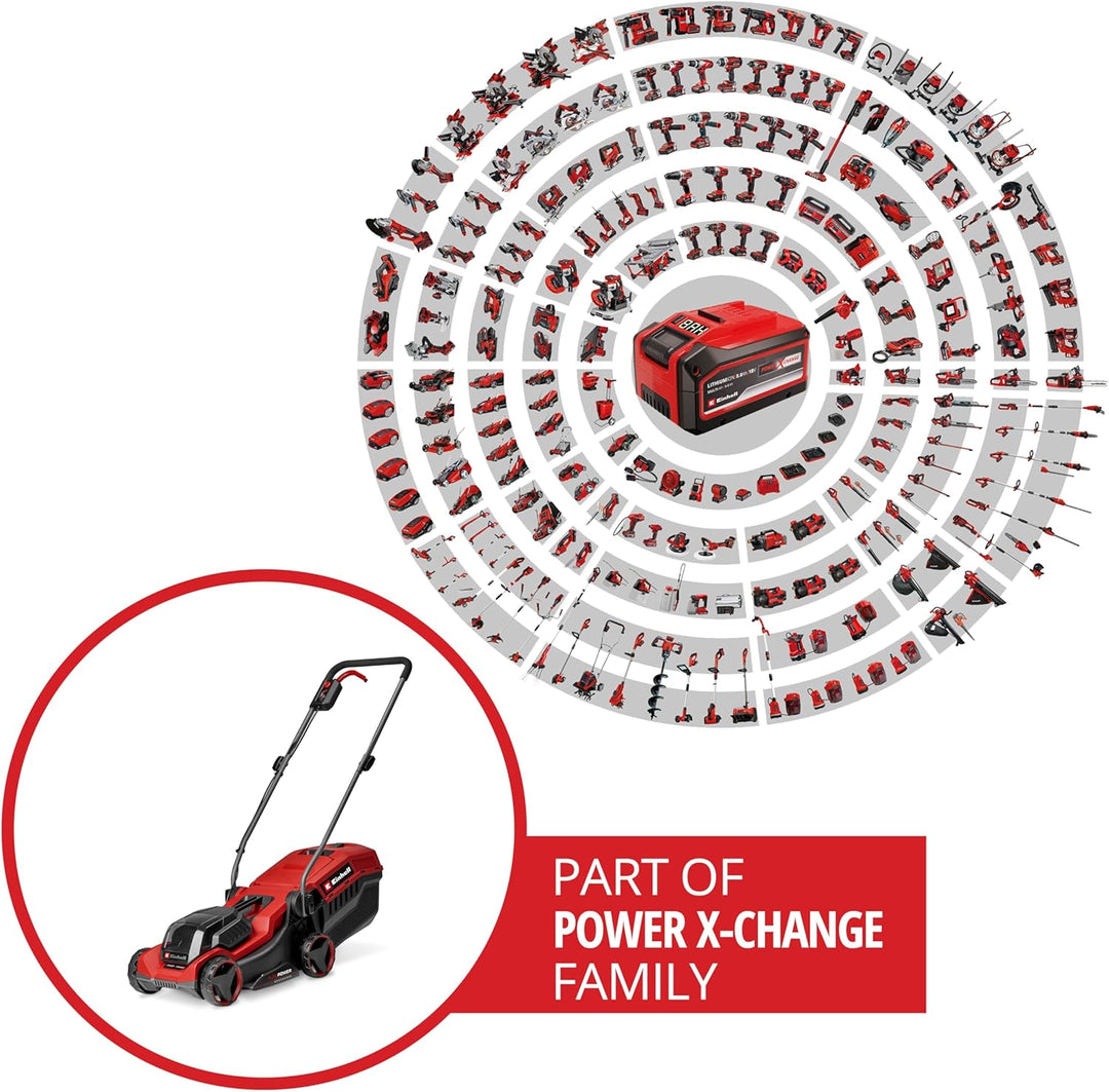 Einhell Akku-Rasenmäher GE-cm 18/30-1 Li BL-Solo Power X-Change (18 V, 30 cm Schnittbreite, bis 175