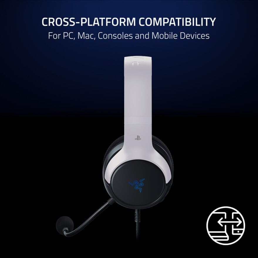 Razer Kaira X Kabelgebundenes Gaming-Headset für PlayStation 5,PS5, PS4, PC, Mac, Mobiltelefon: 50 m