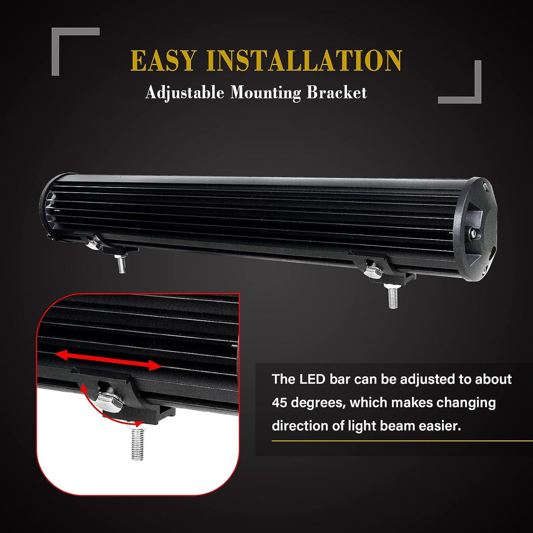 SKYWORLD 50.8cm Arbeitsscheinwerfer 510W LED-Lichtleiste, Zusatzscheinwerfer Offroad Scheinwerfer, k