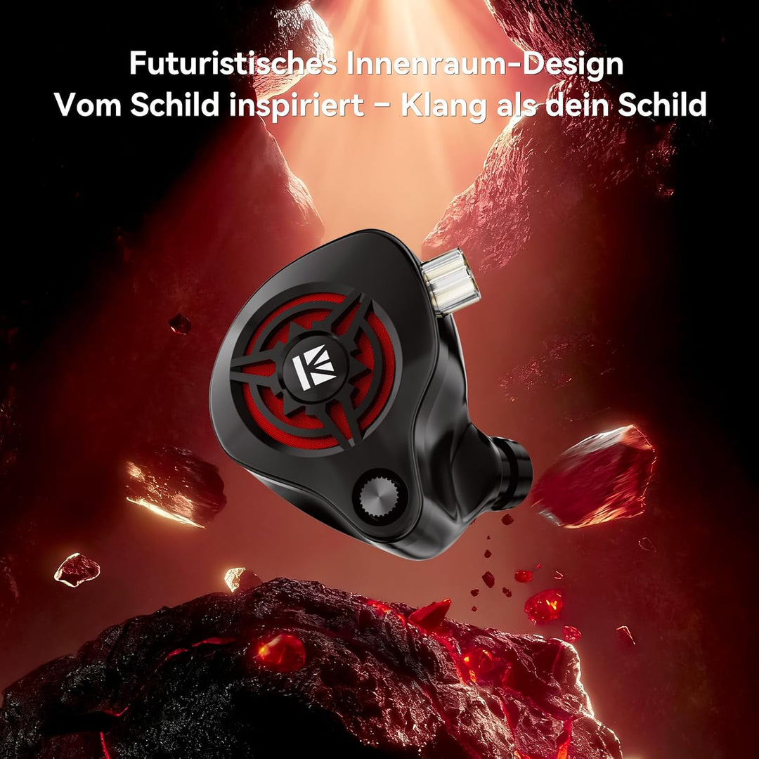 Yinyoo KBEAR BK1 USB-C Gaming-Ohrhörer mit Mikrofon, 10mm Dynamic Driver USB-C Kopfhörer für FPS-Spi