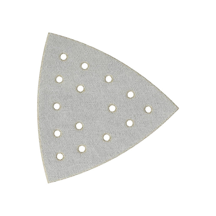 Mirka Iridium Schleifdreieck Premium-Schleifpapier 93x93x93mm 15-Loch Klett, Korn 180, 50 Stk/Zum Sc