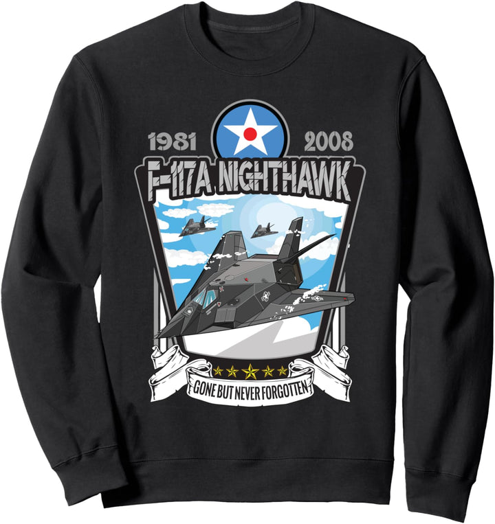 Amerikanischer Tarnkappenbomber F117 Nighthawk Sweatshirt