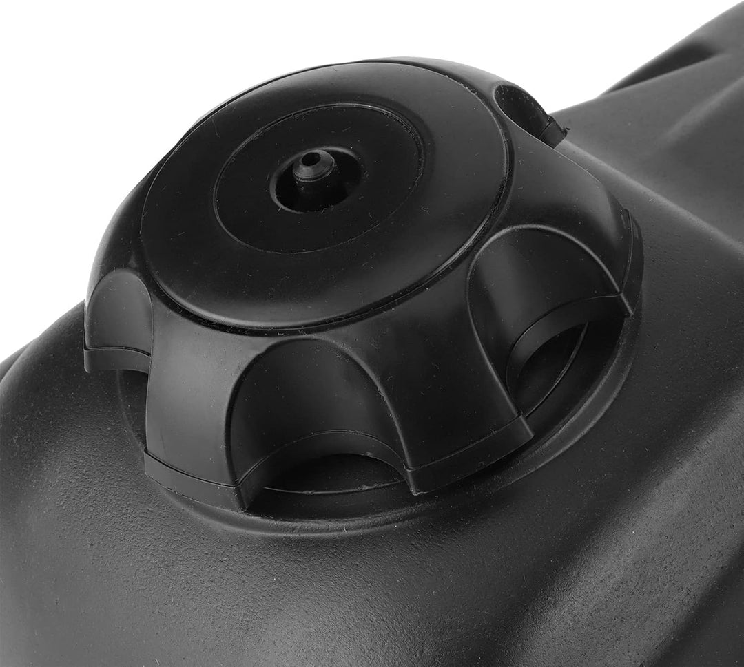 KIMISS Motorrad Benzintank, 4L Fassungsvermögen Benzintank Benzintank mit Deckel Benzinhahn Hartplas