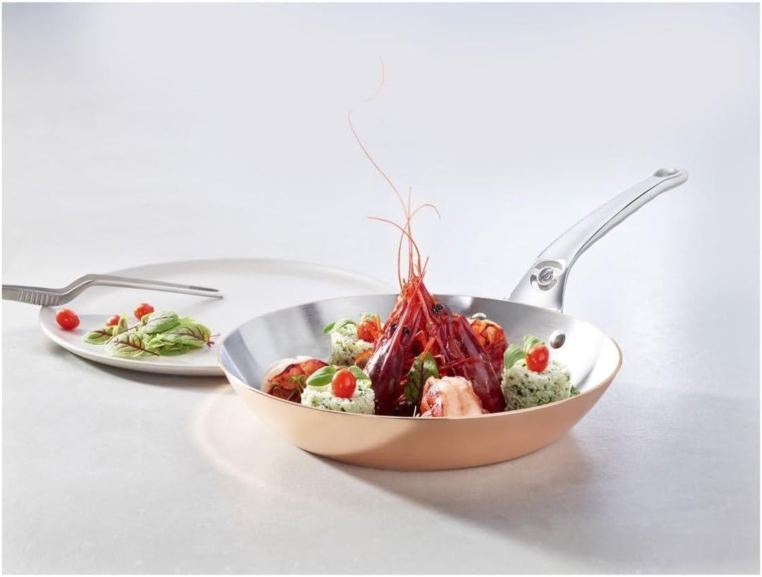 De Buyer 6236.20 Sauteuse, Edelstahl, Braun, 20 cm 17.8 x 20.1 x 7.1 cm, 17.8 x 20.1 x 7.1 cm