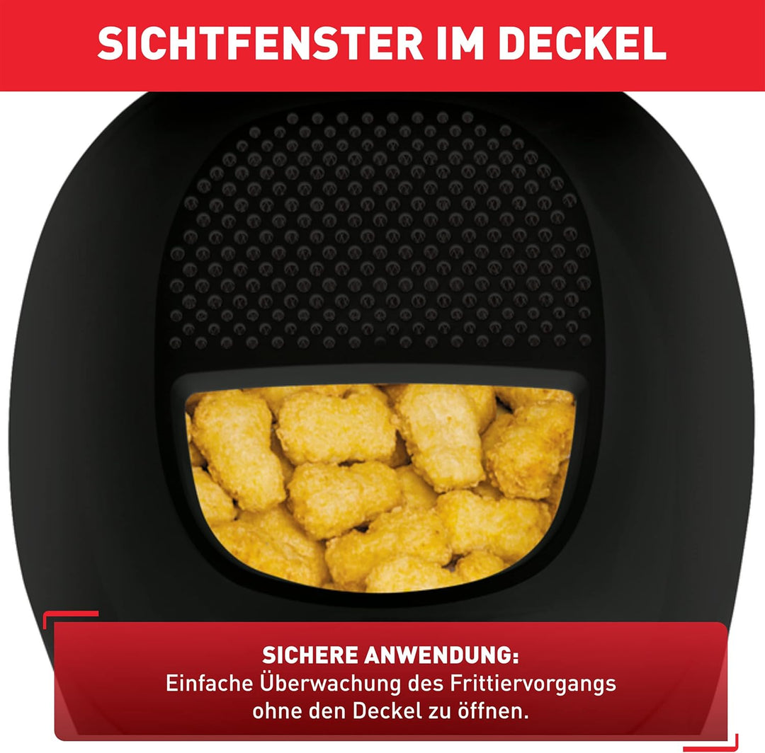 Tefal FF1608 Simply One Elektrische Fritteuse | XL Fassungsvermögen für bis zu 1,2 kg Pommes | exklu