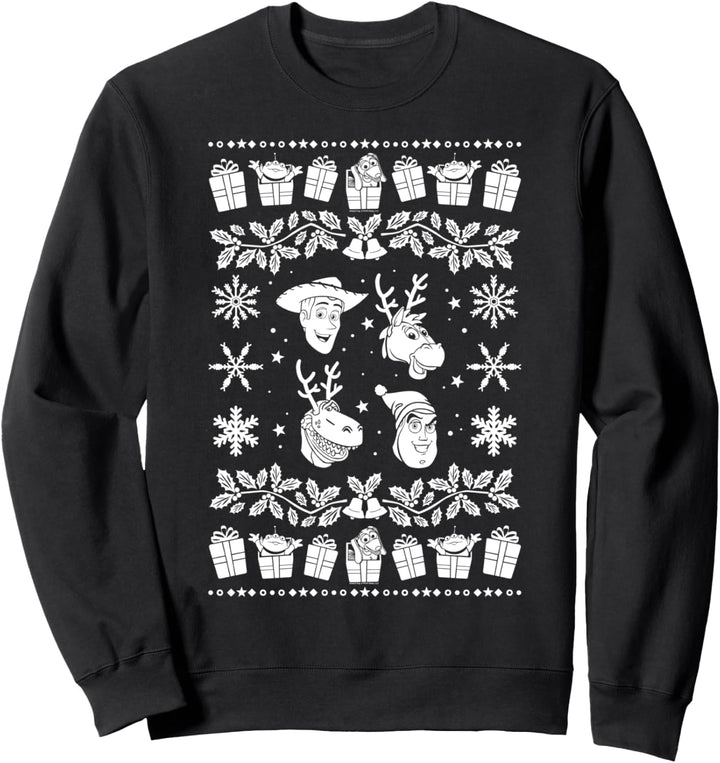 Disney Pixar Toy Story Woody And Crew Holiday Sweatshirt
