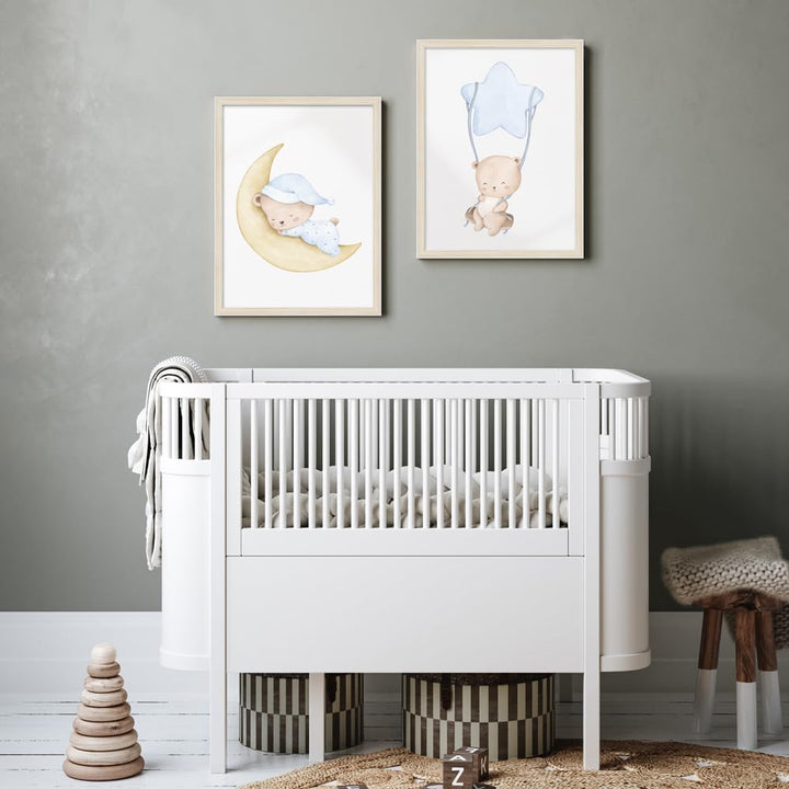 WANDStyle Bilderrahmen für Kinderzeichnungen, Natur Kinderbilderrahmen 30x40 cm, Bilderrahmen Kinder