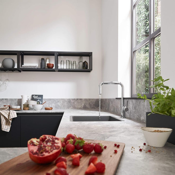 hansgrohe Küchenarmatur Talis M54 (Wasserhahn Küche, 360° schwenkbar, hoher Komfort-U-Auslauf 220mm,
