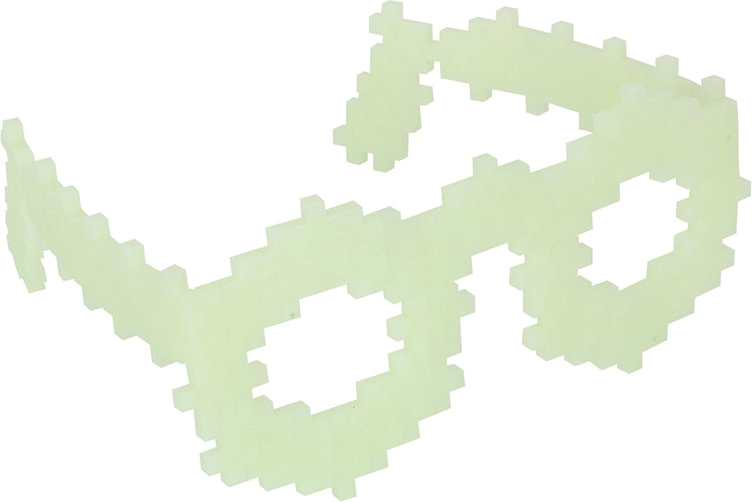 Plus-Plus 9603808 Mini Geniales Konstruktionsspielzeug, Build and Glow, nachtleuchtendes Bausteine-S
