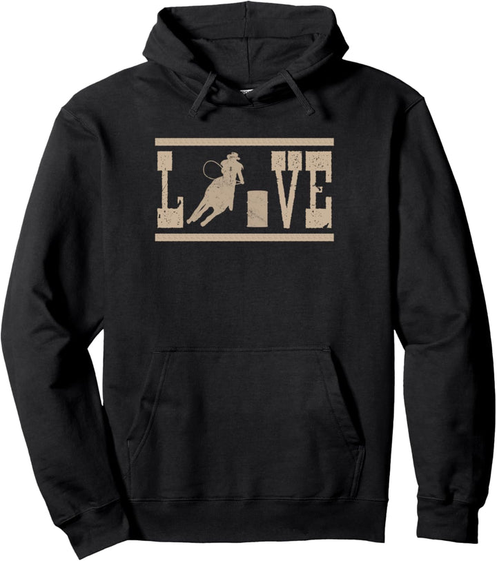 Barrel Racing Fassrennen Pullover Hoodie