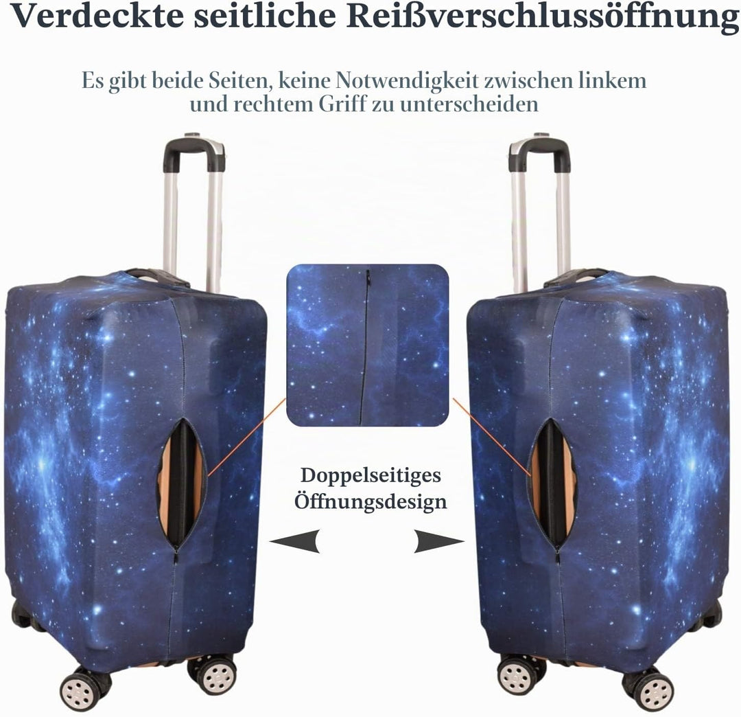 Gepäckabdeckung, waschechter Schutzkoffer-Cover - Reise-elastischer Spandex-Koffer-Protector Für Gep