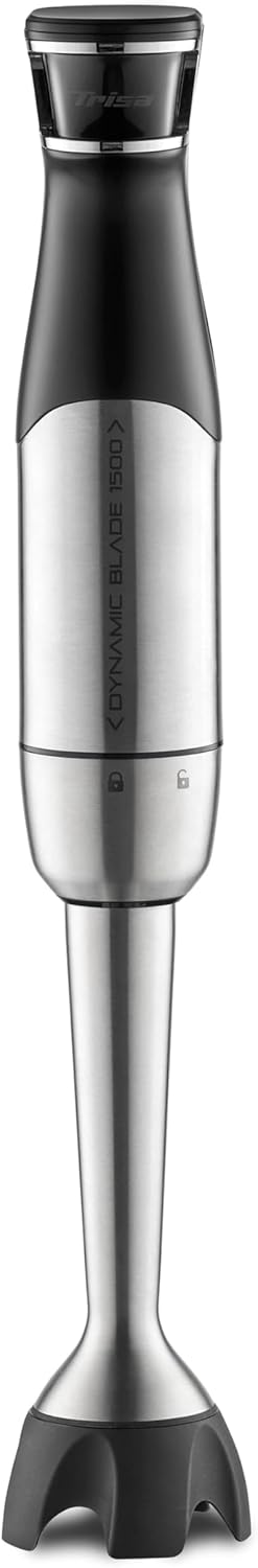 Trisa 4-in-1 Stabmixer Set Dynamic Blade 1500W – Leistungsstarker Pürierstab mit drucksensitiver Mes