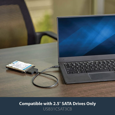 StarTech.com USB-C auf SATA Adapter - Externer Festplattenstecker für 2,5'' SATA-Laufwerke - SATA SS