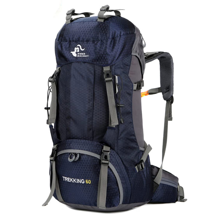 Bseash 60L Wasserdichter leichter Wanderrucksack mit Regenschutz, Outdoor Sport Tagesrucksack Multif