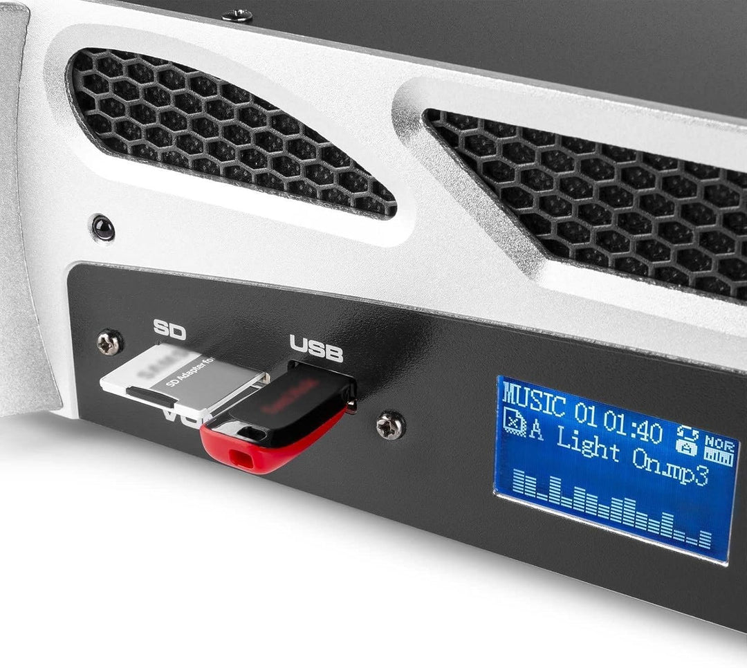 Vonyx VPA600 Verstärker 2x 300 W mit Bluetooth und MP3-Player