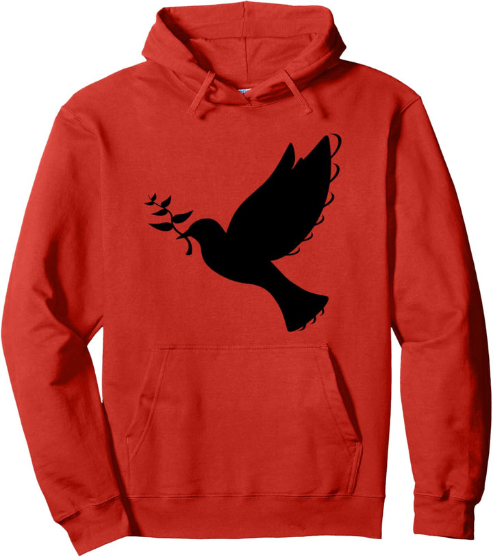 Friedenstaube mit Ölzweig Pullover Hoodie