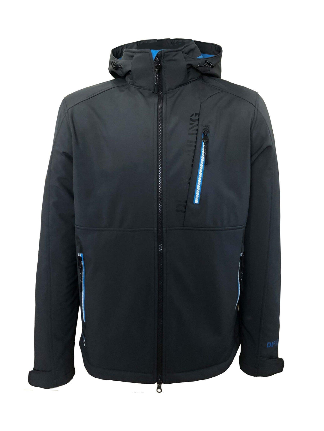 Dry Fashion Herren Softshell Jacke Grömitz Unifarben - Softshelljacke Outdoorjacke mit abnehmbarer K
