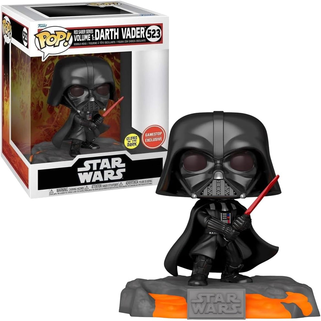 Funko Pop! Disney Star Wars: Red Saber Series Vol.1 - Darth Vader (Glows in The Dark) (Special Editi