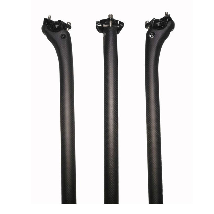 ROADNADO Sattelstütze Carbon Fiber Fahrrad SeatPost Ultraleichte Carbon Bike Post Matte 25.4 / 27.2