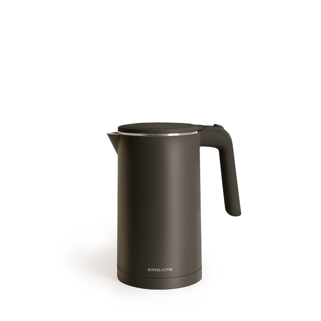 CREATE/KETTLE STUDIO PRO/Elektrischer Wasserkocher 1L Schwarz/Temperaturregelung, Warmhaltefunktion,