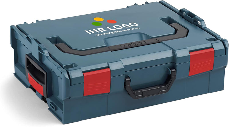 Bosch Sortimo CUSTOM L-BOXX Werkzeugkoffer-Set Gr 1-4 professional blau ohne Inhalt | leere Werkzeug