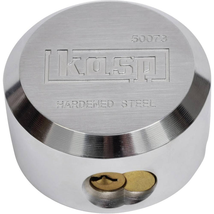 Kasp Stahlschloss, bügellos, Silber, K50073LD, 73 mm (B)