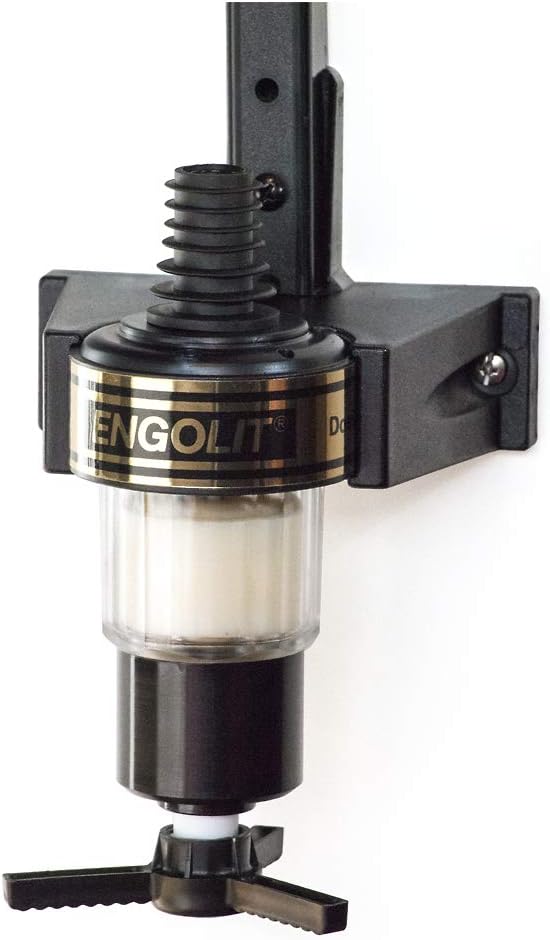 2,5 cl ENGOLIT Dosierer (mit Drehkreuz) inkl. Flaschenhalter | Made in Germany | Schnapsspender Port