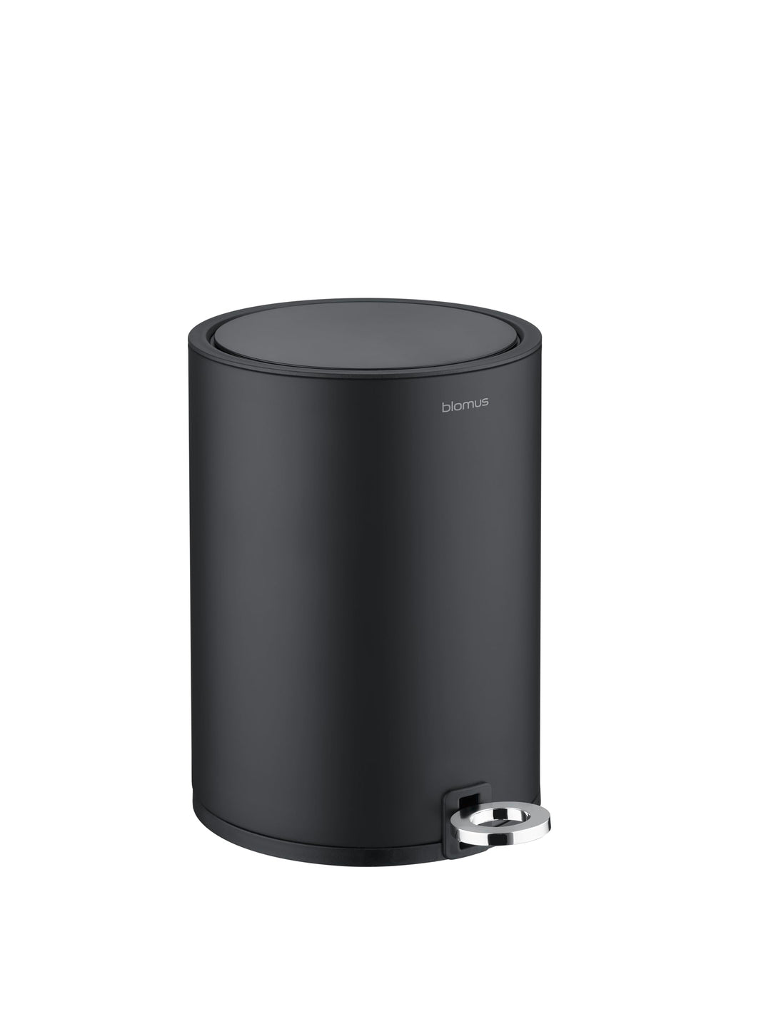 Blomus Kosmetikeimer -SINO- Mülleimer 3 Liter | Schwarz | 20L x 20B x 26H cm | Treteimer mit Absenka