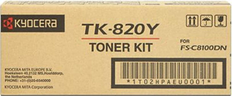 Kyocera Toner TK820Y 1T02HPAEU0, gelb