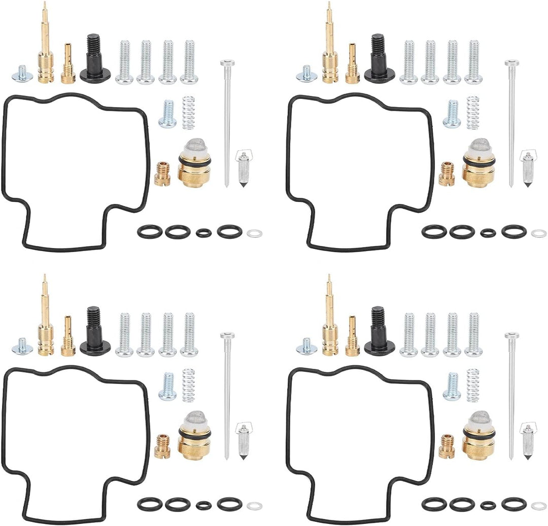 Aramox Vergaser Reparatursatz, Gummi+Metall 4er Set 80PCS Motorrad Vergaser Reparatursatz Zubehör Er