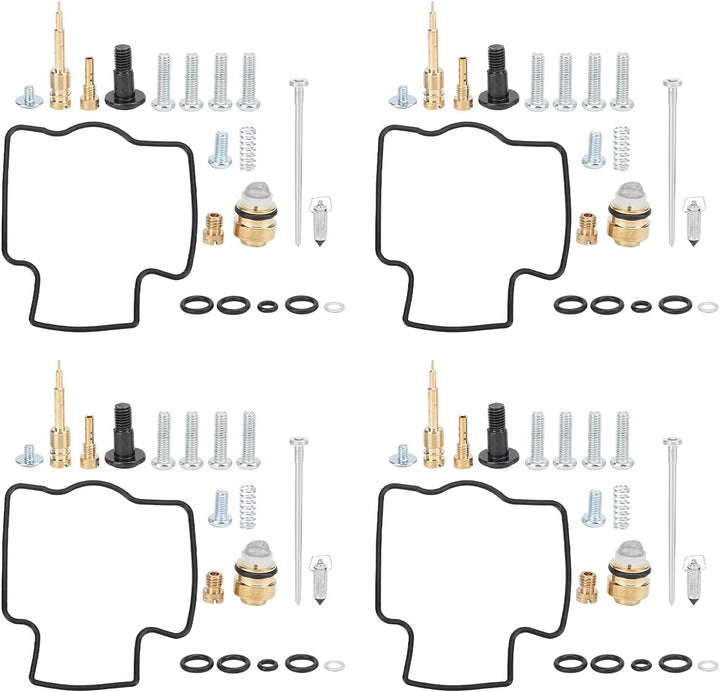 Aramox Vergaser Reparatursatz, Gummi+Metall 4er Set 80PCS Motorrad Vergaser Reparatursatz Zubehör Er